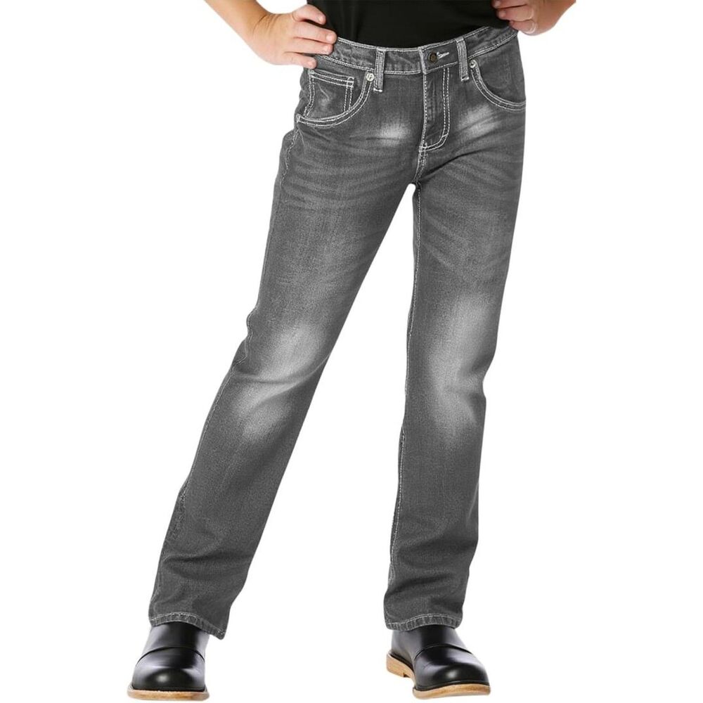 Brand New - Haloumoning Vintage Gray Bootcut Boys Jeans